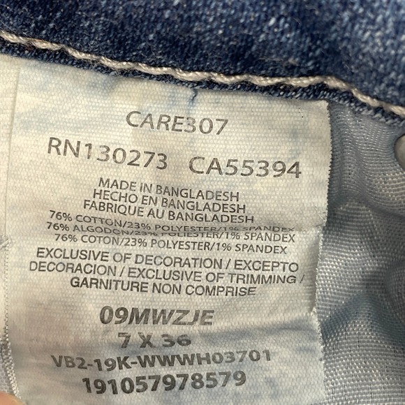 Wrangler Womens Boot Cut Jeans Embroidered Medium Wash Denim Size 7x36 - Picture 8 of 12